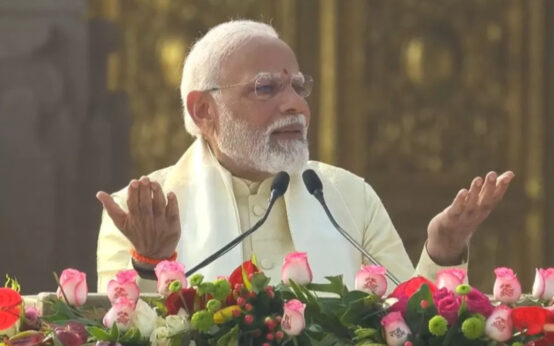 PM Modi in his historic speech says : "Ram Mandir is built, Now What Next? I have a feeling that kaal chakra is changing. This is the right time. We have to now lay the foundation of India for the next 1,000 years"