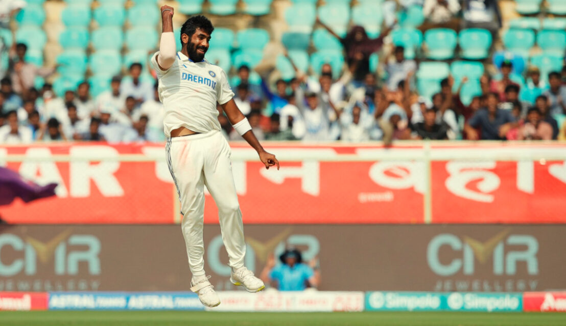 bumrah is also the Second Fastest Asian to reach 150th wicket, as he is just behind Pakistan's former pacer Waqar Younis, who achieved this feat in 27 Test matches. Bumrah reaches the spot in 34 Tests.