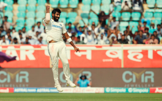 bumrah is also the Second Fastest Asian to reach 150th wicket, as he is just behind Pakistan's former pacer Waqar Younis, who achieved this feat in 27 Test matches. Bumrah reaches the spot in 34 Tests.