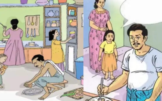 Kerala's gender-neutral school textbooks show fathers in kitchens