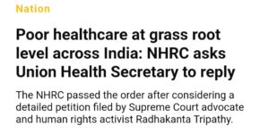 poor healthcare in india