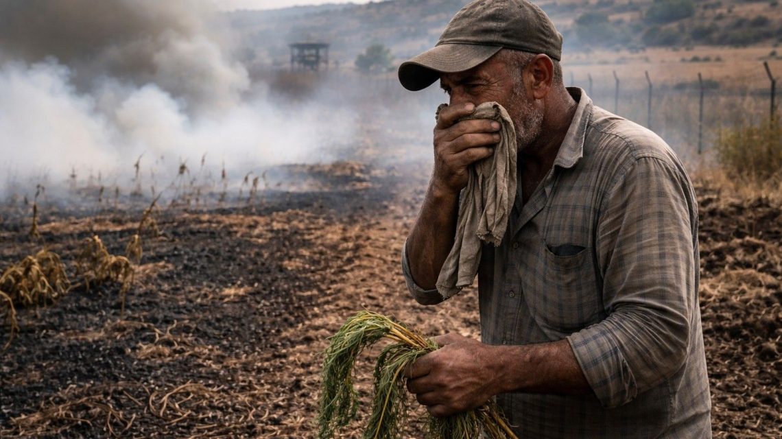 what is herbicide spraying by israel