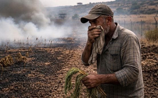 what is herbicide spraying by israel