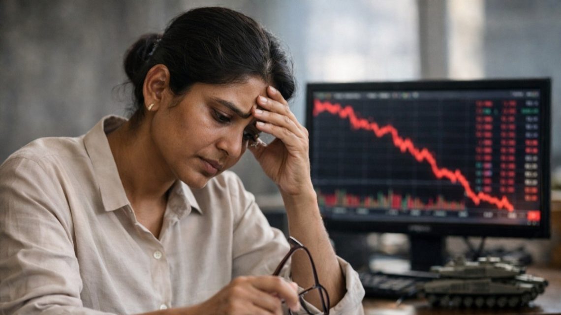 Geopolitical tensions involving Iran, the US, and Israel have unsettled global and Indian financial markets, leading to FII sell-offs and declines in indices like Sensex and Nifty. Experts advise investors to avoid panic selling, continue SIPs for rupee-cost averaging, and stagger lump sum investments to mitigate volatility. Safe-haven assets such as gold and debt provide portfolio stability, while sectors like defence, energy, and pharma show resilience. Long-term discipline, diversification, and quality stocks remain key amid short-term market corrections.