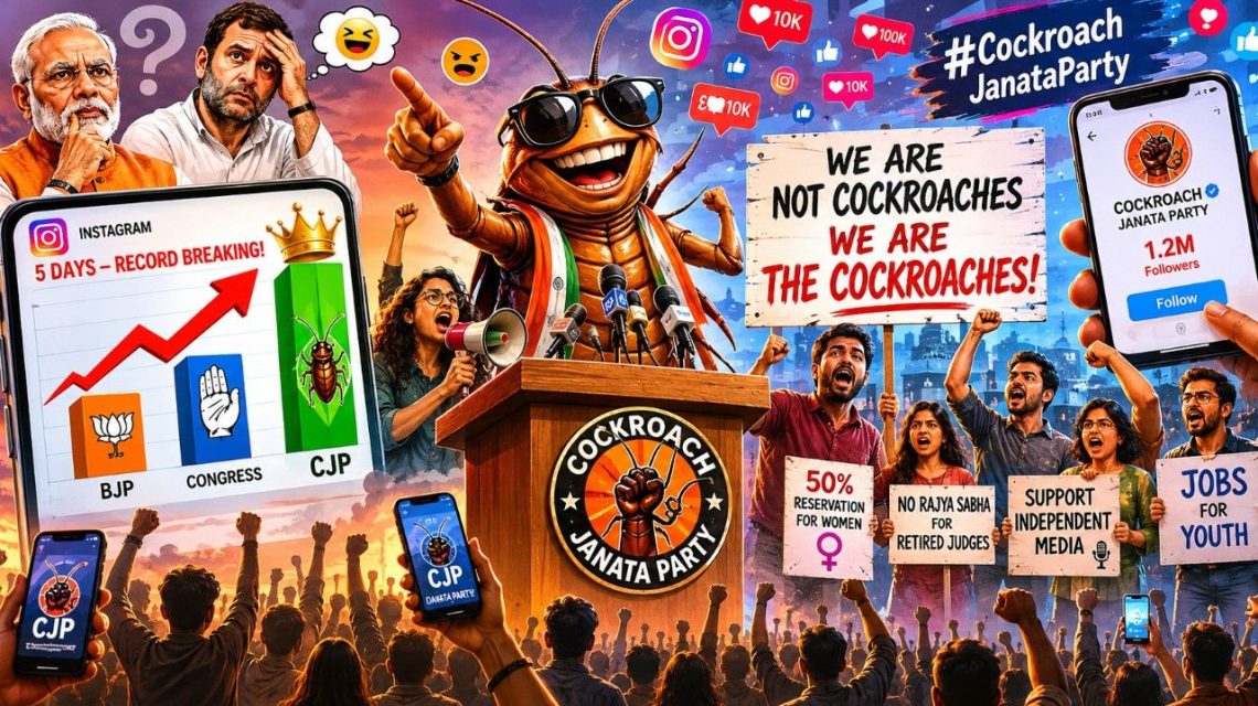 what is cockroach janata party in india